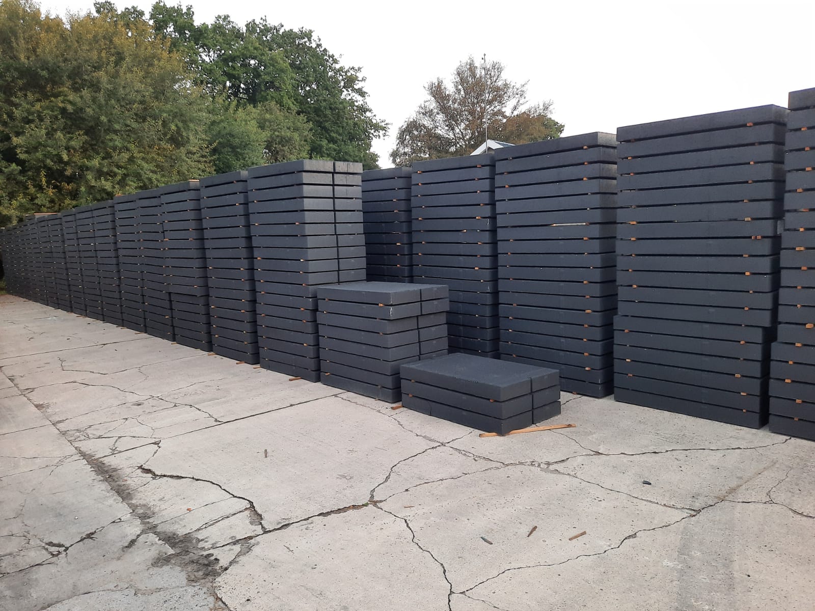 Concrete slab 120x80x12cm - Anthracite - photos 2